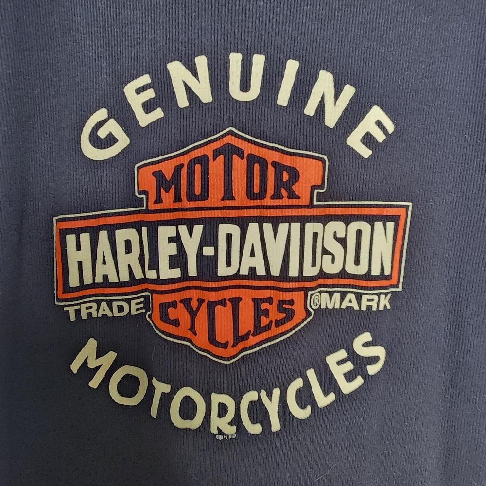 Harley-Davidson Las Vegas Black and Orange Logo Shirt XL - Picture 3 of 8